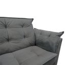 Ver imagem 4 de Sofá 2 Lugares para Sala Moderno Confortável Andreia Suede Cinza