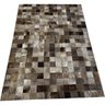 Tapete De Couro Cinza rato 1,00x1,50 sem bordas - 1