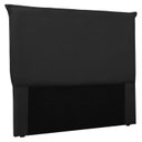 Ver imagem 2 de Cabeceira Casal 140cm Veludo Veneza Preto