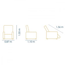 Poltrona Denise Reclinável Js - 4