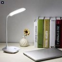 Ver imagem 3 de Luminaria Mesa LED Articulada Abajur Touch Flexivel Branca Leitura Estudo Trabalho Quarto Escritorio