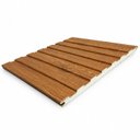 Ver imagem 1 de Kit Revestimento Siding Amadeirado 385x38cm 10 Unidades Marrom Formaco Decor