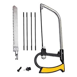 Kit Arco de Serra 7 em 1 com Lâminas para Madeira e Pvc - 1