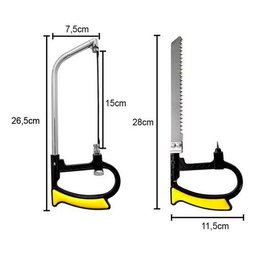 Kit Arco de Serra 7 em 1 com Lâminas para Madeira e Pvc - 5
