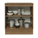 Ver imagem 4 de Balcão de Cozinha 70 cm 2 Portas Rustic/Preto Lux Madesa