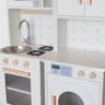 Kit Mini Cozinha Infantil com Geladeira e Máquina de Lavar Eita Casa Perfeita Branco - 2