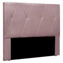 Ver imagem 2 de Cabeceira Queen 160cm Veludo Aquilla Rosa
