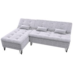 Sofá Cama com Chaise 3 Lugares 2,00 Mts Nice Matrix - 3