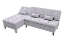 Ver imagem 4 de Sofá Cama com Chaise 3 Lugares 2,00 Mts Nice Matrix