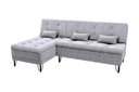 Ver imagem 2 de Sofá Cama com Chaise 3 Lugares 2,00 Mts Nice Matrix