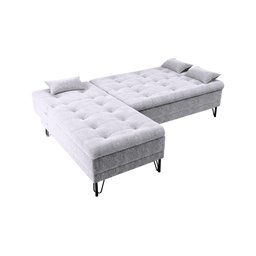 Sofá Cama com Chaise 3 Lugares 2,00 Mts Nice Matrix - 5