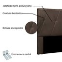 Ver imagem 4 de Cabeceira Queen 160cm Veludoaquilla Marrom