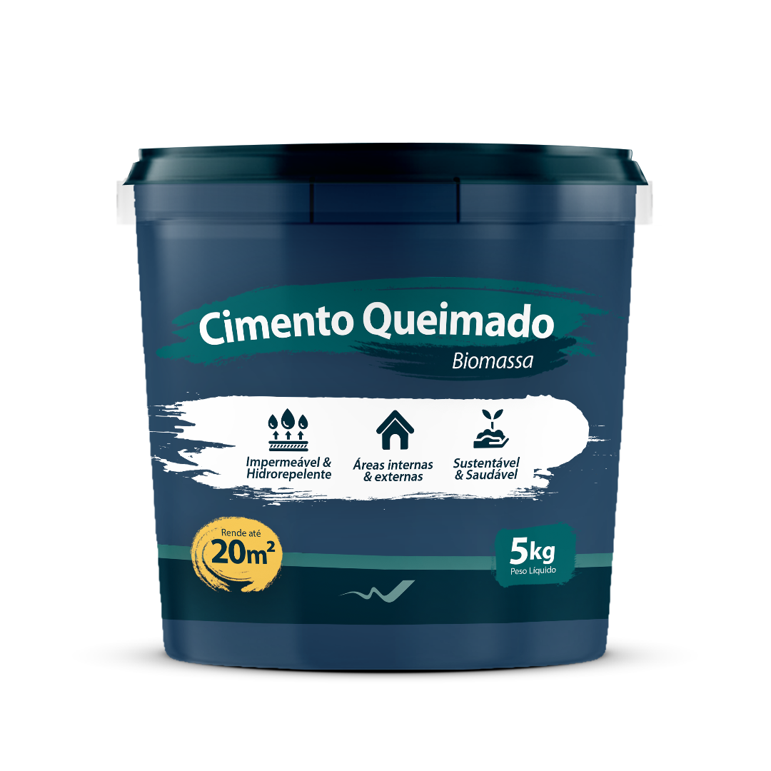 Cimento Queimado 5kg (safira) - Biomassa do Brasil