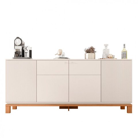 Buffet para Sala de Jantar 4 Portas Mondrian Caemmun