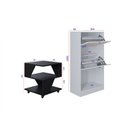 Ver imagem 6 de Kit Sapateira Spin Tropical 2 Portas e 2 Mesas de Cabeceira/centro Poquema