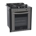 Ver imagem 1 de FOGAO A GAS DE EMBUTIR 4 BOCAS VENAX GAUDI PRISMA VITREO BL GRAFITE GAS GLP