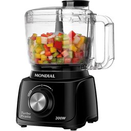 Multiprocessador Mondial Mp-16 300w Preto e Prata 110v - 1
