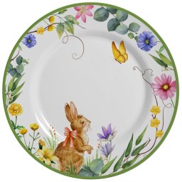 Jogo de Pratos Pascoa Alleanza Raso Easter Garden C/6 Und 1 - 1