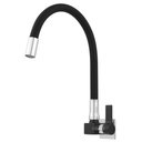 Ver imagem 4 de Torneira Cozinha Parede Quadrada Gourmet Luxo Black Edition