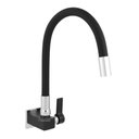 Ver imagem 3 de Torneira Cozinha Parede Quadrada Gourmet Luxo Black Edition