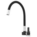 Ver imagem 2 de Torneira Cozinha Parede Quadrada Gourmet Luxo Black Edition