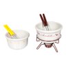 Conjunto Aparelho Para Fondue Porcelana 09 Peças Doce e Salgado - Wp Connect - 1