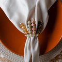 Ver imagem 3 de Kit Jogo Americano 8 Lugares Mesa Posta Toile Marrom 52x36cm:marrom