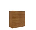 Ver imagem 2 de Cômoda para quarto solteiro 5 gavetas - Premium-Cinamomo - Tcil Móveis