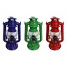 Lampião a Querosene 24cm Lamparina Pequena Luminaria Camping Pesca Retro Vintage:verde - 1