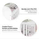 Ver imagem 5 de Berço Mini Cama 3 em 1 com Regulagem de Altura Branco Sonho Encantado