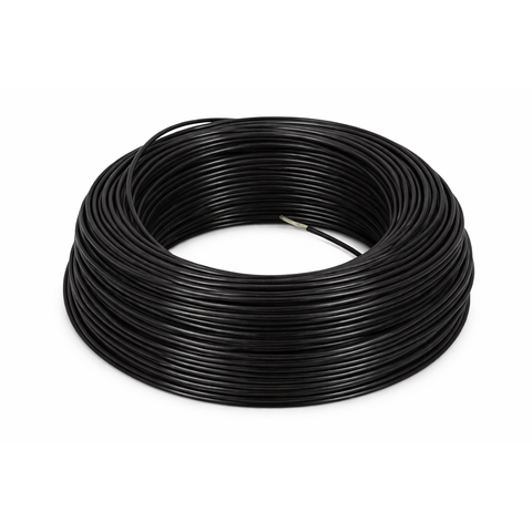 Kit 25mt Cabo Fio Tiaflex Cabinho 0,14mm 26 Preto