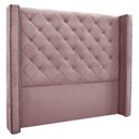 Ver imagem 2 de Cabeceira Queen 160cm Veludo Vicenza Rosa