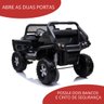 Carro Elétrico Infantil Com Controle Quadriciclo Criança Até 25Kg 2 Assentos Musica Luz Som 12v MP3  - 7