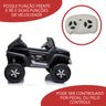 Carro Elétrico Infantil Com Controle Quadriciclo Criança Até 25Kg 2 Assentos Musica Luz Som 12v MP3  - 5