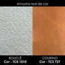 Ver imagem 5 de Poltrona Decorativa Verso Pes Madeira Boucle e Courino Tce 1010 Tcs 727 Moll
