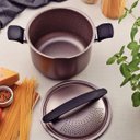 Ver imagem 6 de Espagueteira Tramontina Milazzo 5,7 Litros 22 Cm em Alumínio Starflon Max Amêndoa