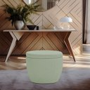 Ver imagem 2 de Puff Decorativo Redondo Kaira Bouclé Verde Claro - Nexta Casa