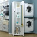 Ver imagem 4 de Armário Multiuso 1 Portas Branco AJL STORE