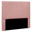 Ver imagem 2 de Cabeceira Solteiro 90cm Veludo Esmeralda Rosa