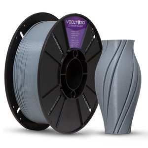 Filamento para Impressora 3d - Pla Cinza Claro - 1kg - 1,75mm - Voolt3d