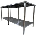Ver imagem 5 de Mesa Aço Inox Industrial 150x70x90cm Plano Liso Nortinox Stander