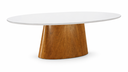 Ver imagem 2 de Sala de Jantar Mesa Oval 2x1 e 6 Cadeiras Malva- Imperial:Linho Cinza