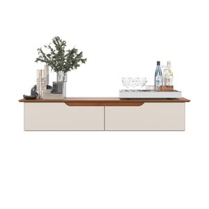 Aparador Rack Suspenso Eros Flow 2 Portas - Ej Móveis