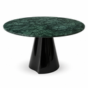 Ver imagem 3 de Mesa de Jantar Mármore Verde Guatemala 70cm Cone Lua