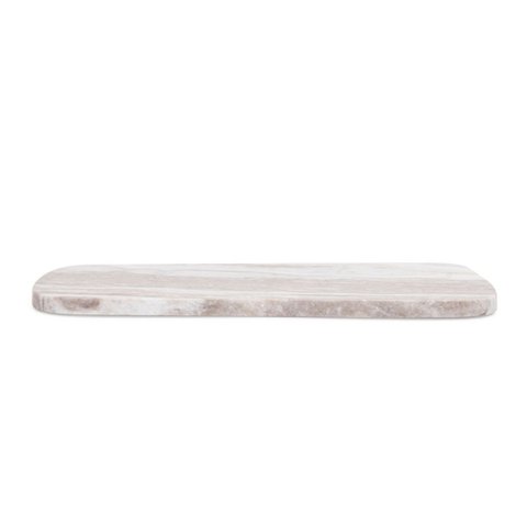 Tábua de Mármore 35,5cm para Servir e Decorar Mesa Posta