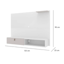 Ver imagem 5 de Painel California Tv 40 Polegadas 1 Porta J Carvalho - Freijó