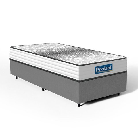 Cama Box com Colchão de Molas Ensacadas Double Face Essence Probel Solteiro 88cm