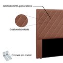 Ver imagem 4 de Cabeceira King 195cm Veludo Esmeralda Laranja