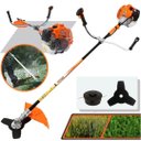 Ver imagem 2 de Roçadera Profissional P/ Sitio & Chacara Vulcan Vr520h Super Forte 2.5hp 52cc Apara Grama Corta Mato