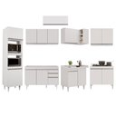 Ver imagem 6 de Armário de Cozinha Modulada de Canto 8 Peças Cp01 Balcão Branco - Lumil Lumil Móveis